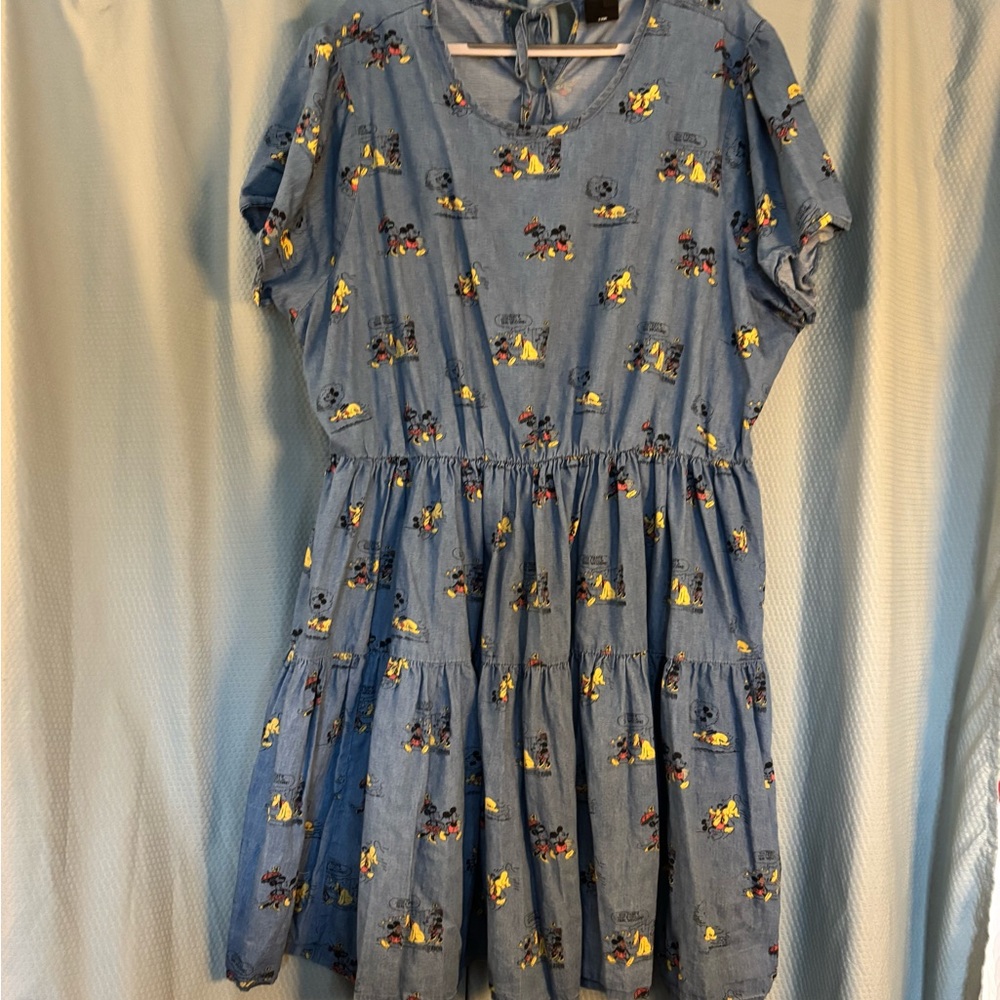 Her Universe Disney Dolman Sleeve Sundress with Mickey Mouse Print